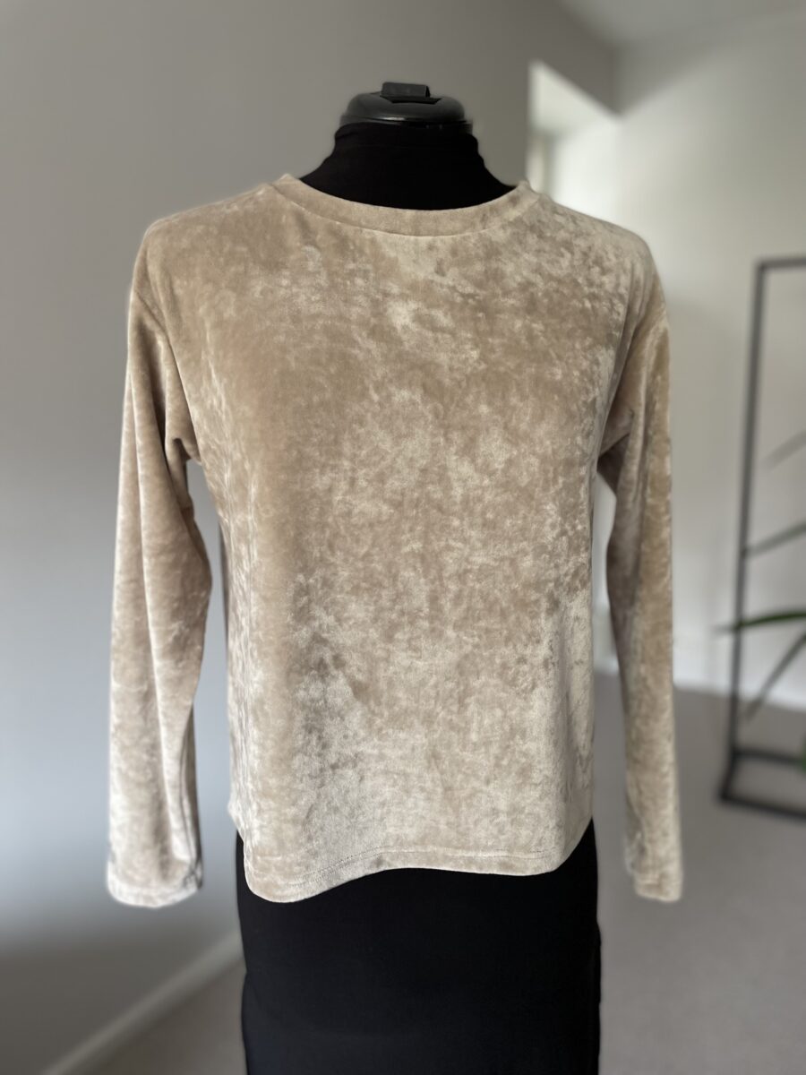 BOSA Pullover - Textured Fabric - Nude
