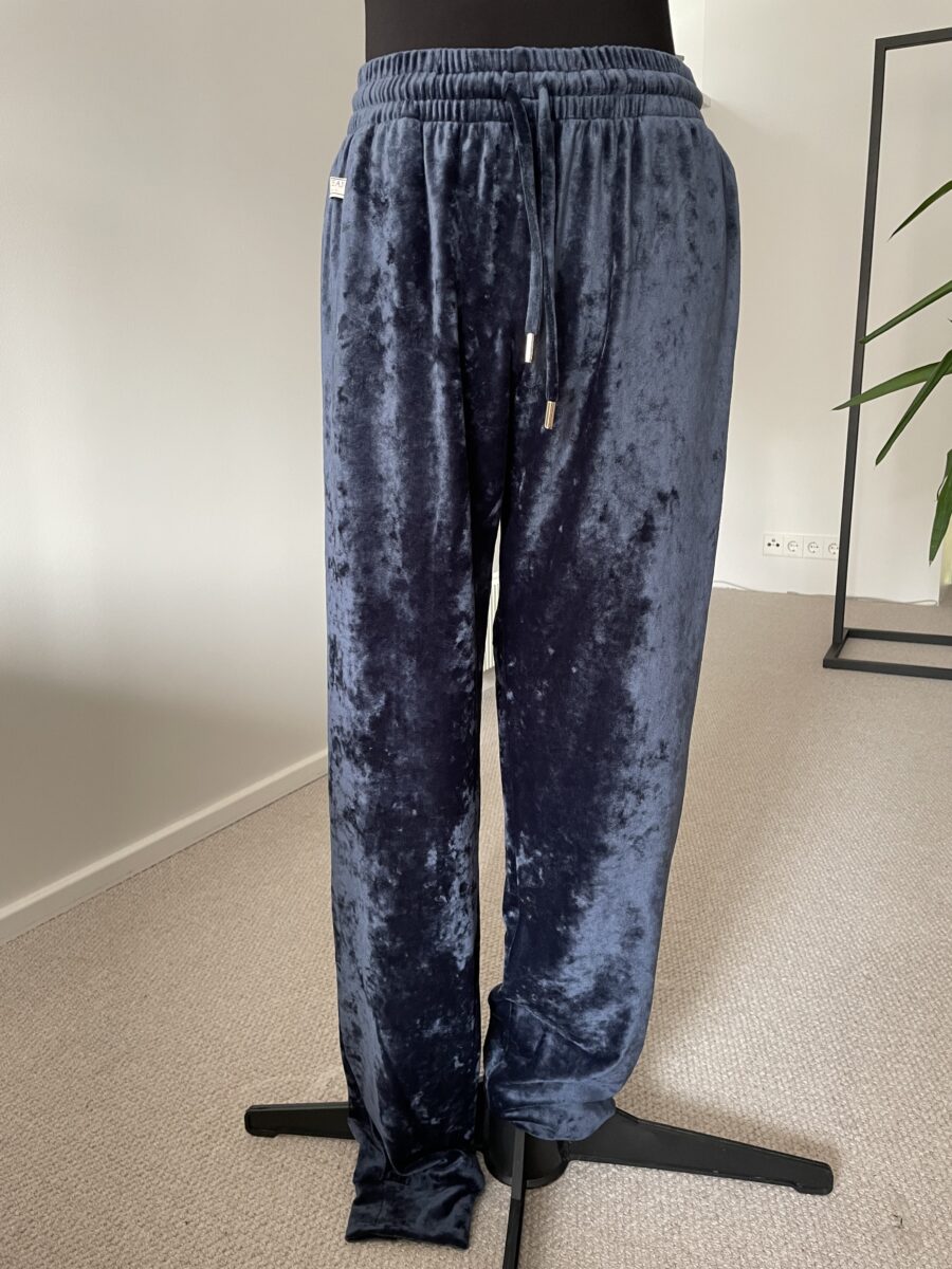 Püksid DIO - säbrulisem kangas - Navy